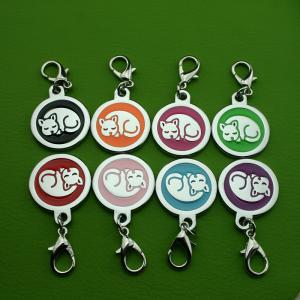 亜鉛合金電気めっき接着剤を滴下ポーランドペットidタグ犬供給