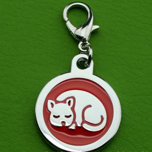 亜鉛合金電気めっき接着剤を滴下ポーランドペットidタグ犬供給