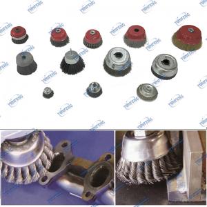 メーカーのカスタム錆除去カップワイヤーブラシツイストスタイル錆やペイントを削除するための