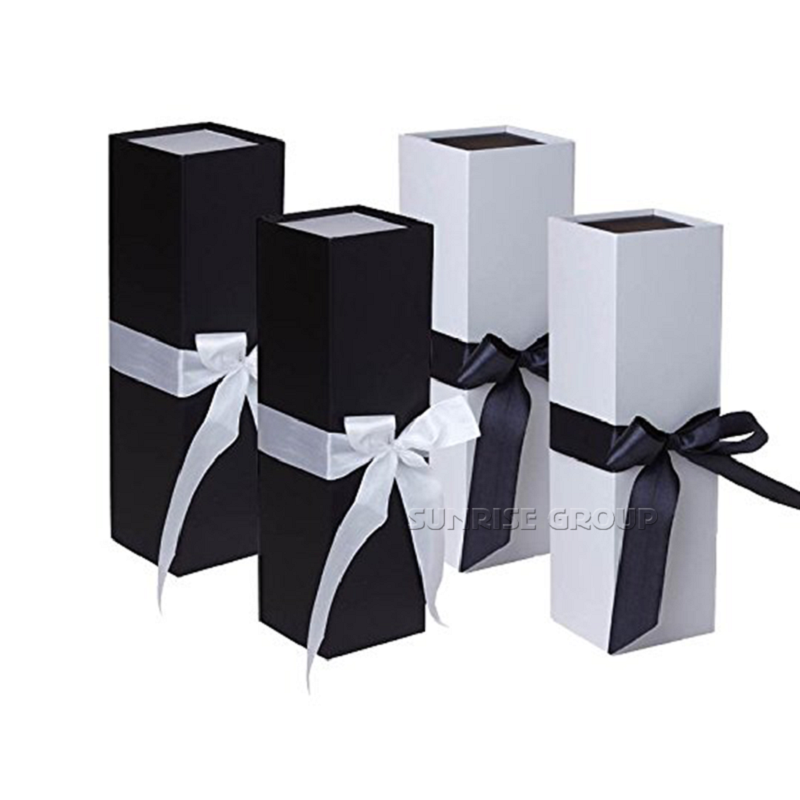長方形Foldable包装ボックスカスタムプリントワインペーパーボックス#winebox