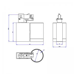7W  -  50W UL認定トラックdimmable ledスポット照明白室内照明器具