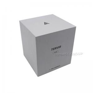 カスタマイズされた段ボールシルバーフォイルロゴウォッチ包装ボックス