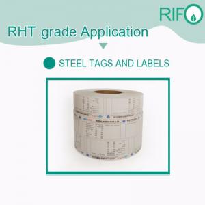 格安卸売感熱紙ロール、高温ペットスチールラベル