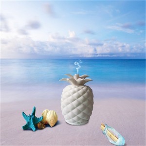 2018新しい発明ユニークなパイナップル形セラミックアロマディフューザー