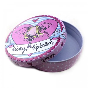 化粧品梱包、ラウンドシューズポリッシュスズボックス