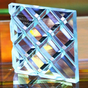 中国工場のインテリア装飾積層壁ファブリックガラスの隔壁