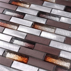 モダンな3 D効果壁の風景のタイルのベッドルームの壁