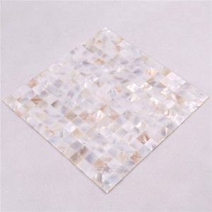 自然の20 * 20白い原料は、シャワートイレタイルを下げます