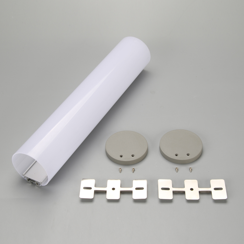 LEDテープライトのための陽極酸化表面丸型LEDアルミニウムプロファイル