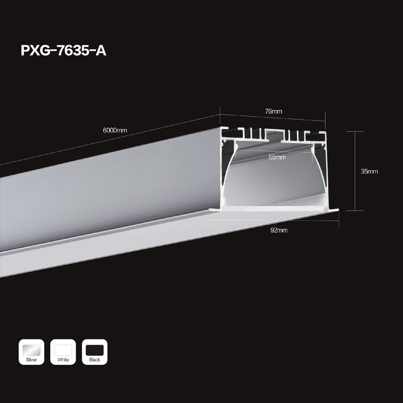 LEDストリップ光応用のための0.5 m 1 m 2 m 3 m凹型LEDアルミニウムプロファイル