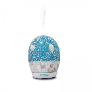 アロマセラピー2018新しい発明のモザイクシェルガラスアロマディフューザー