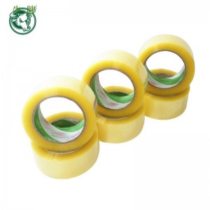 透明なBOPPフィルムアクリル接着剤ジャンボロールパッキングテープ