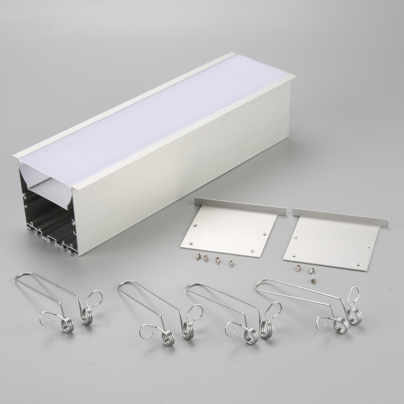 LEDストリップ用の陽極酸化アルミニウムプロファイルをクリア