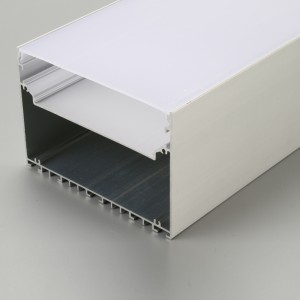 陽極酸化アルミニウムLEDストリップライトマウントトラックプロファイル
