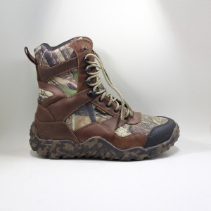 ヌバックレザーと新しいデザイン防水メンズハンティングブーツ