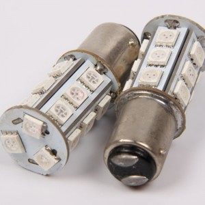 1157ベイ15d p21 / 5w 18smd 5050 LEDライトブレーキ
