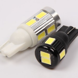 T10ウェッジW5W 168 194 6SMD 10SMD 5730オートリード置換電球