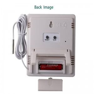 高精度工場価格音 - 光アラームLCD温度湿度計外部センサー付き