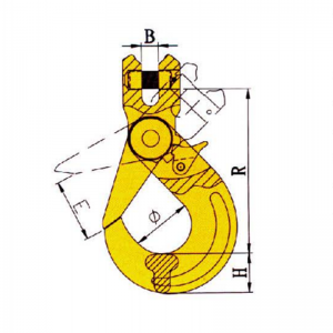G80セーフティクレビスセルフロックフック