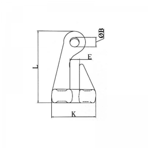 鍛造合金アイ・ベンド・フックZP