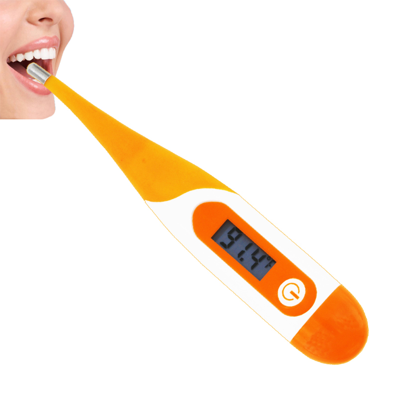 医療用電子体温計経口温度30秒、熱指標付きの簡単で正確な直腸温度計を読む