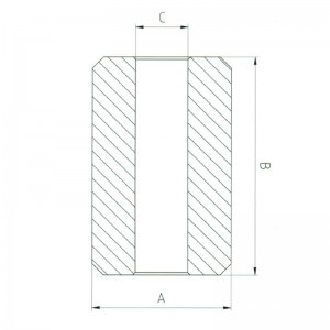 スチールストップボタンS-409スウェージングスリーブ