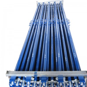 足場の壁プッシュプルプルプロップブルー