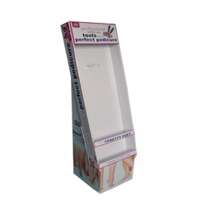 ヘッドフォンディスプレイラック、段ボールのペーパーディスプレイ、電話アクセサリー