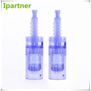 Ipartner 10個セットDerma Pen Stamp EO用交換用12ピン針カートリッジ
