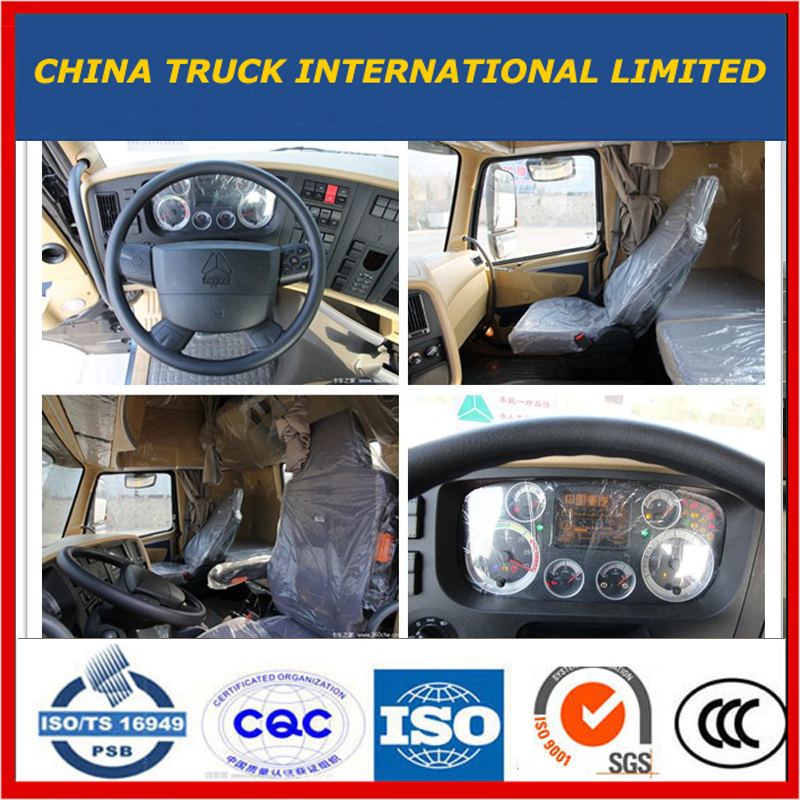 中国12輪Sinotruk 8 * 4 12輪HOWO A7ダンプトラック価格販売