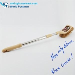 AK91001 Akbrandトイレブラシ弾性ステンレス鋼パイプスクエアブラシヘッド