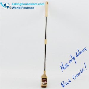 AK91001 Akbrandトイレブラシ弾性ステンレス鋼パイプスクエアブラシヘッド