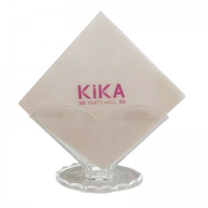 高品質カスタムロゴプリント紙ナプキンホテルとレストランナプキンナプキン