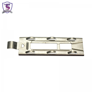 バッテリーのためのカスタマイズされたスプリングスチールの小さなVの平らなバネクリップ