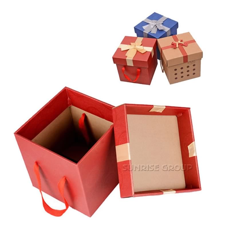 小キューブ段ボール包装ギフトコレクションペーパーボックス