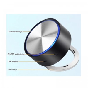 フックミニホームカーヘパ空気清浄機は、表面とスピンを電気めっきする