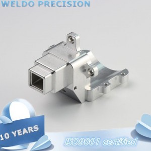 サンドブラストと陽極酸化処理されたカスタマイズされた精密CNC加工アルミニウム部品