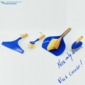 Akbrand家庭の竹ハンドル掃除ブラシ