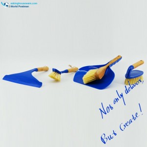 Akbrand家庭の竹ハンドル掃除ブラシ