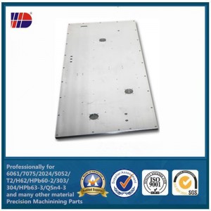 大型アルミ板良い仕上げcnc加工部品製造サービス