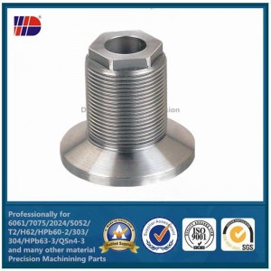 ステンレス鋼アルミニウム金属精密​​CNC旋盤加工部品