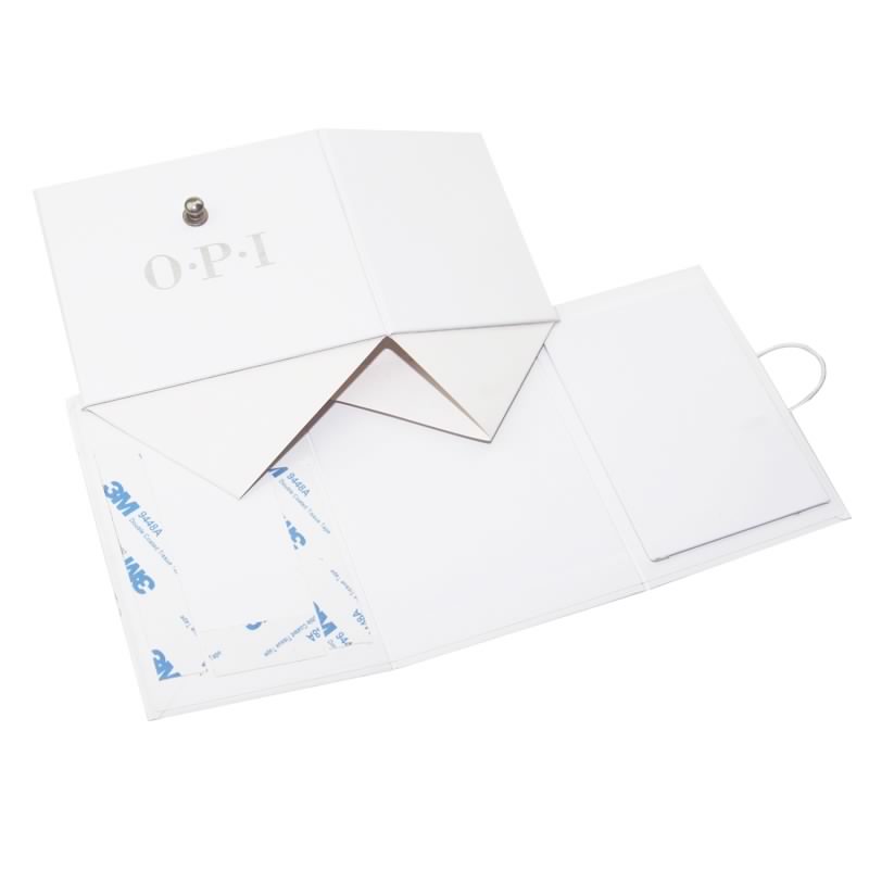 注文の印刷の銀ホイルのロゴの光沢のあるラミネーションの折り畳み式包装紙箱