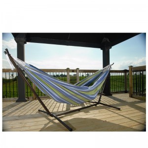 ダブルブラジルCorlorfulハンモック - 裏庭、ポーチ、屋外と屋内の使用のための2人用ベッド - 最高の快適さのための柔らかい編まれた綿織物 - 手作り