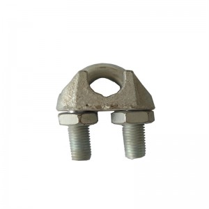 DIN741電流を通された可鍛性ワイヤーロープクリップ/ワイヤーロープクランプ