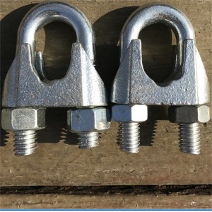 工場出荷時の価格の電流を通された粉は私達のタイプ低下の喧騒741金属ワイヤーロープクリップを塗りました