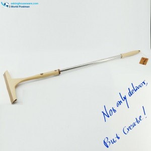 Akbrand 90cmロングハンドルウィンドウスキージステンレススチールパイプ