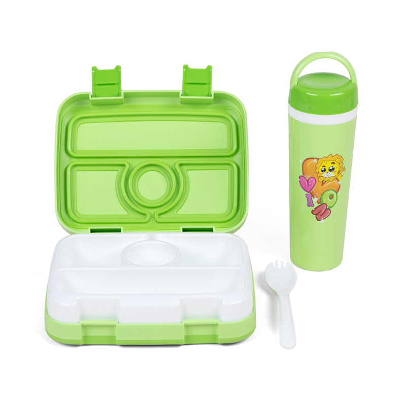 BPAフリー＆フードセーフ4コンパートメントランチボックス