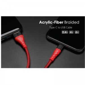 USB Cケーブル3.0、サムスンギャラクシーS8、S9プラス、注8、LG v20、G6、G5、v30、グーグルPixel 2 XL、Nexus 6-3パック赤用の携帯電話ケーブルへのUSBタイプCケーブル高速充電USB