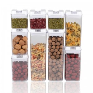 9個密閉食品保存容器セット