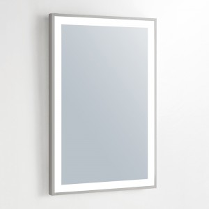 EUおよびアメリカの高級LED照明付きバックライト付きバスルームミラー-ENE-AL-108